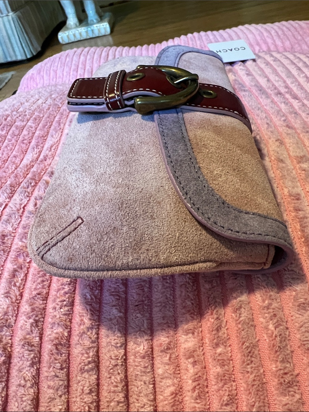 Coach Y2K SoHo Suede Wristlet - Picture 5 of 16